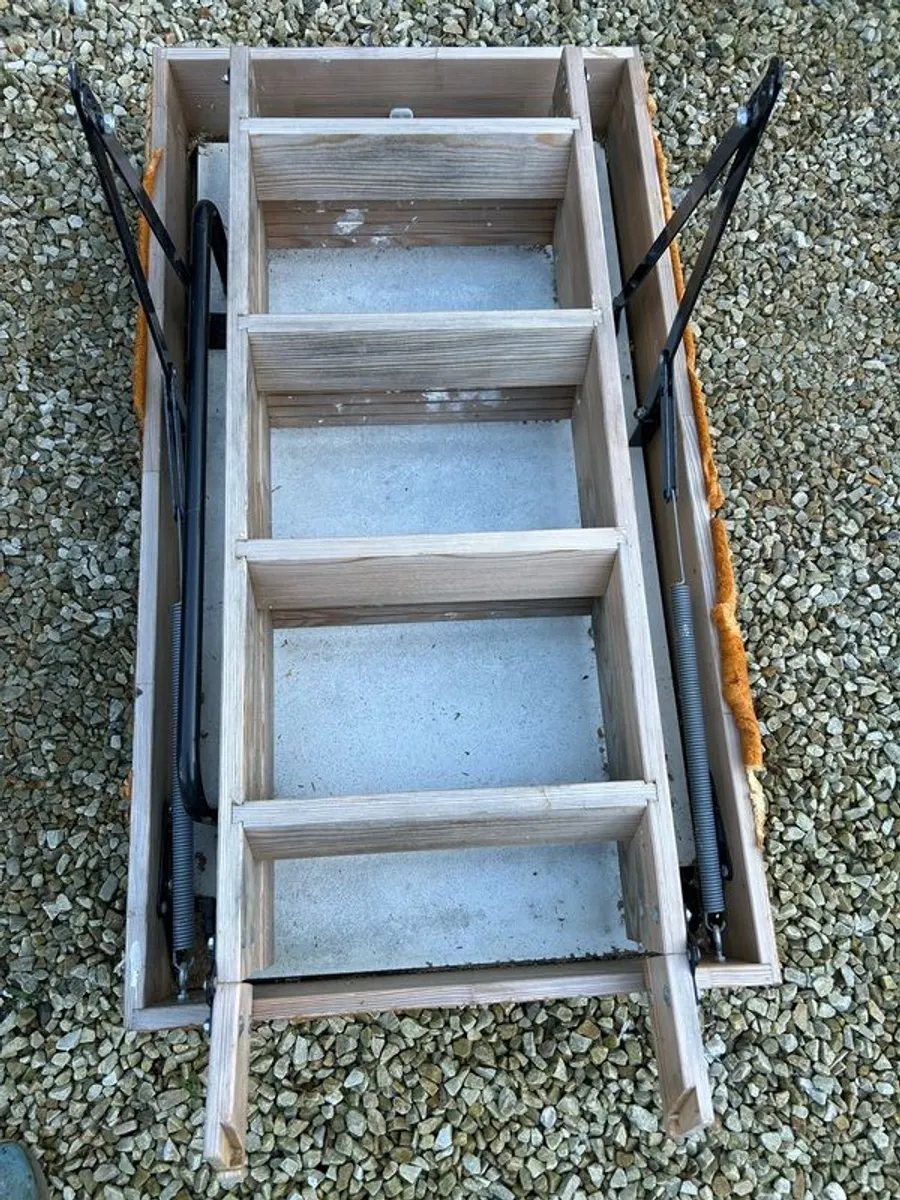 Attic Stairs for repair or parts - Image 1
