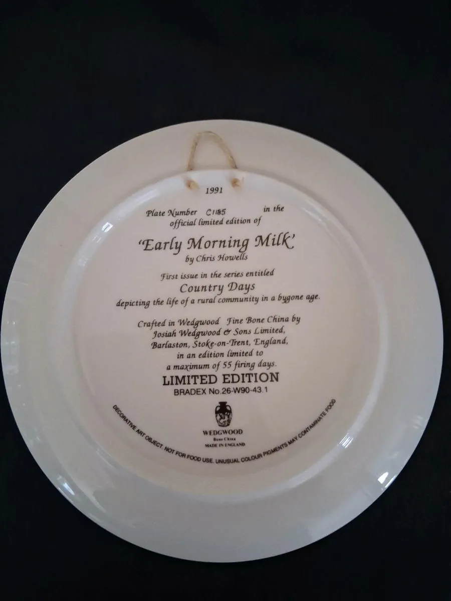 2 Wedgwood Plate's - Image 2