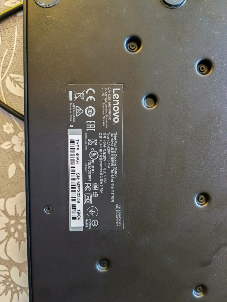 Lenovo ThinkPad Pro Dock (Type 40AH) - Image 2