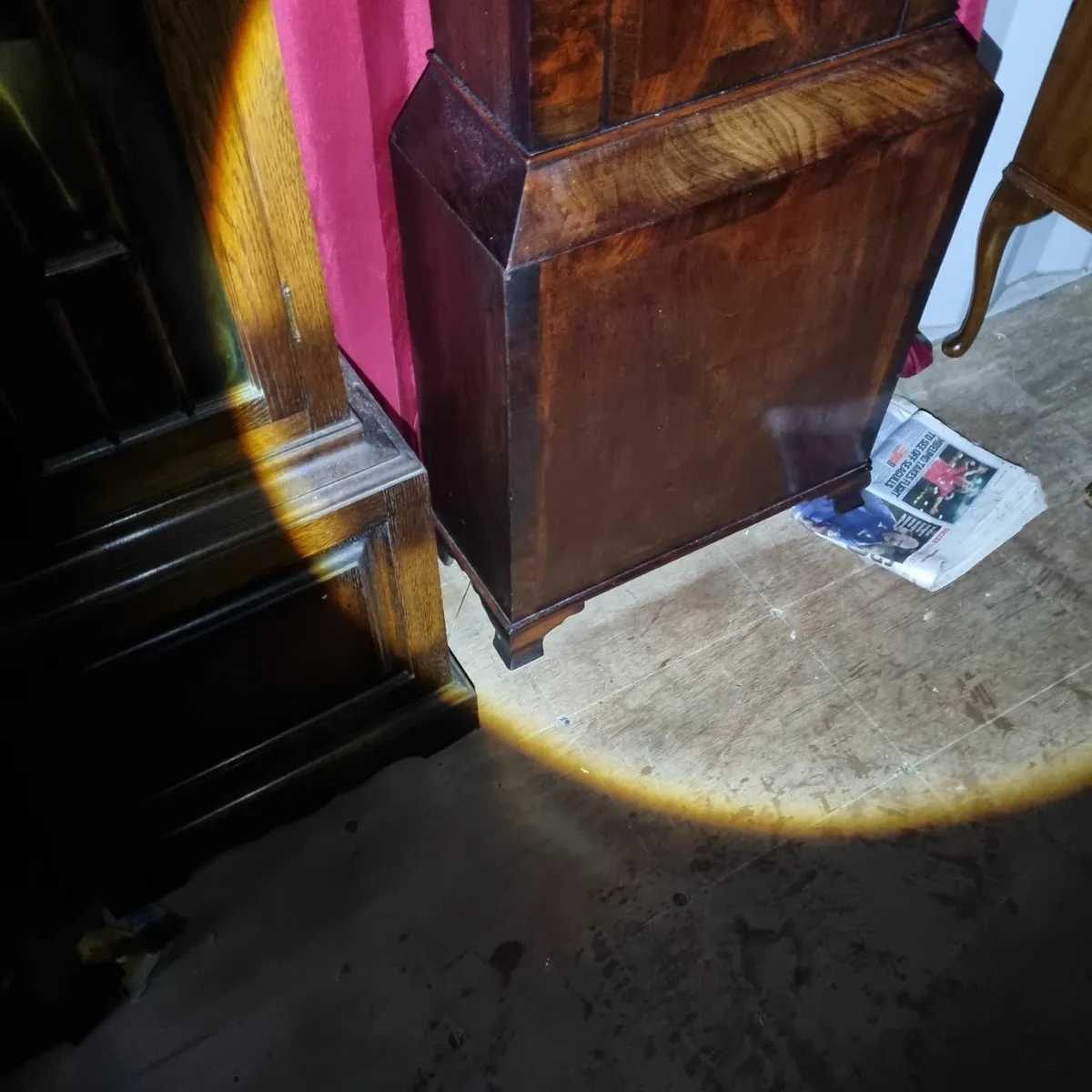 victorian mahogany grandfather clock - Image 3