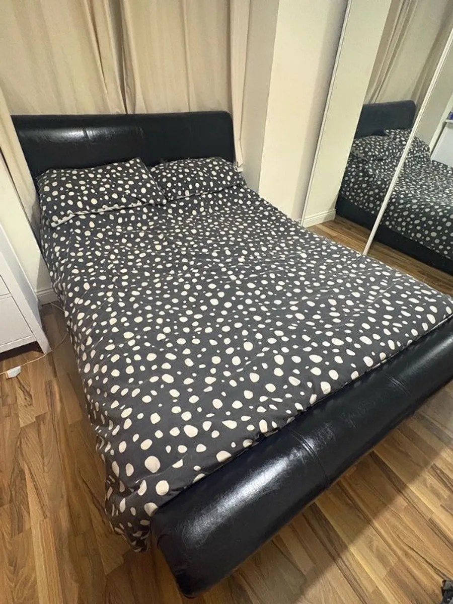 king size bed & mattress - Image 1