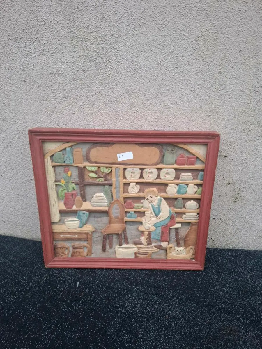 Sculpted wood frame postage possible