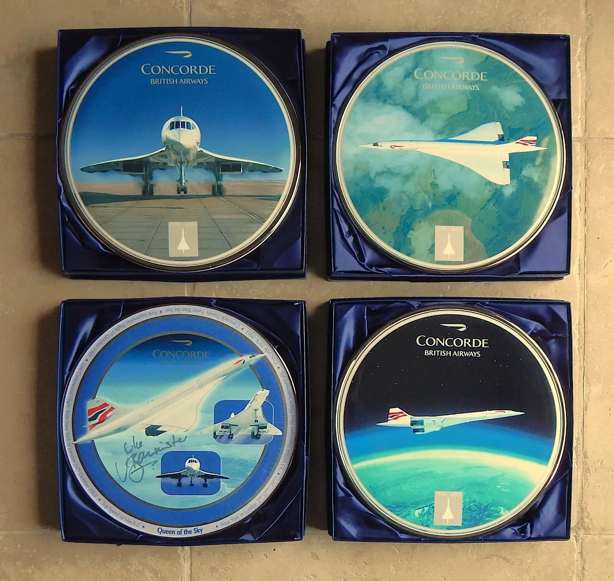 Set of 4 Concorde Limited Edition Collector Plates - Image 1