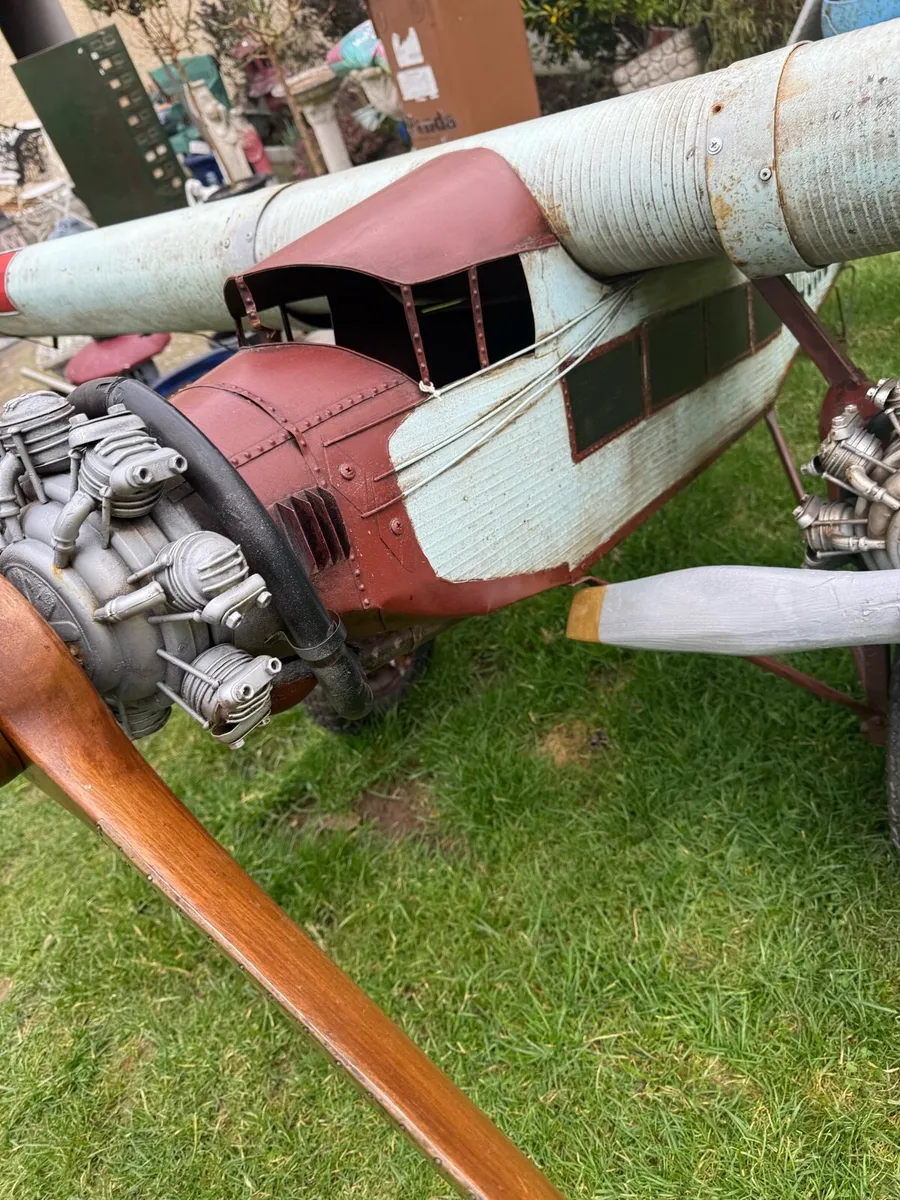Metal plane 8ft wing span - Image 3