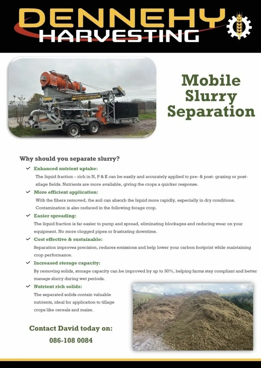 Slurry Separation For Hire - Image 1