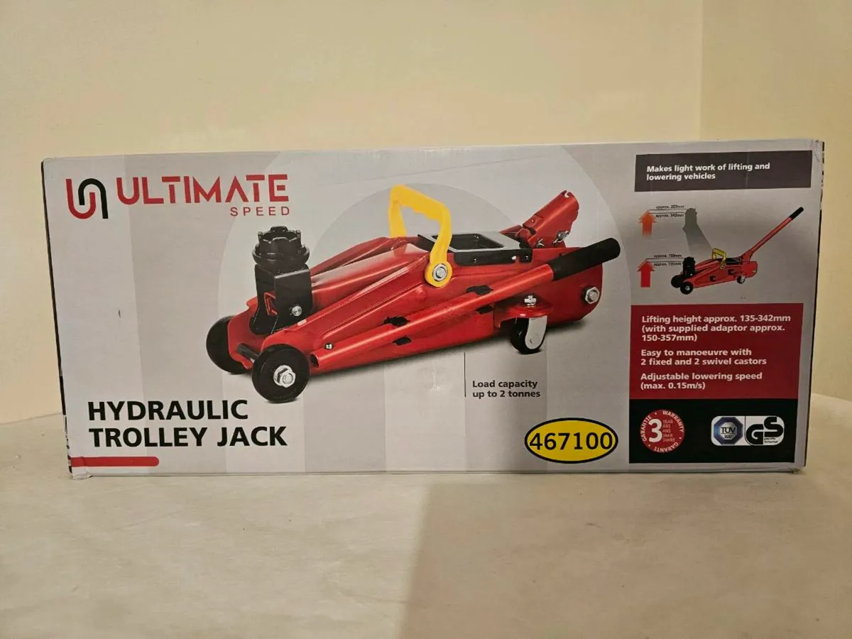 Ultimate Speed Hydraulic Trolley Jack – 2 Ton - Image 2