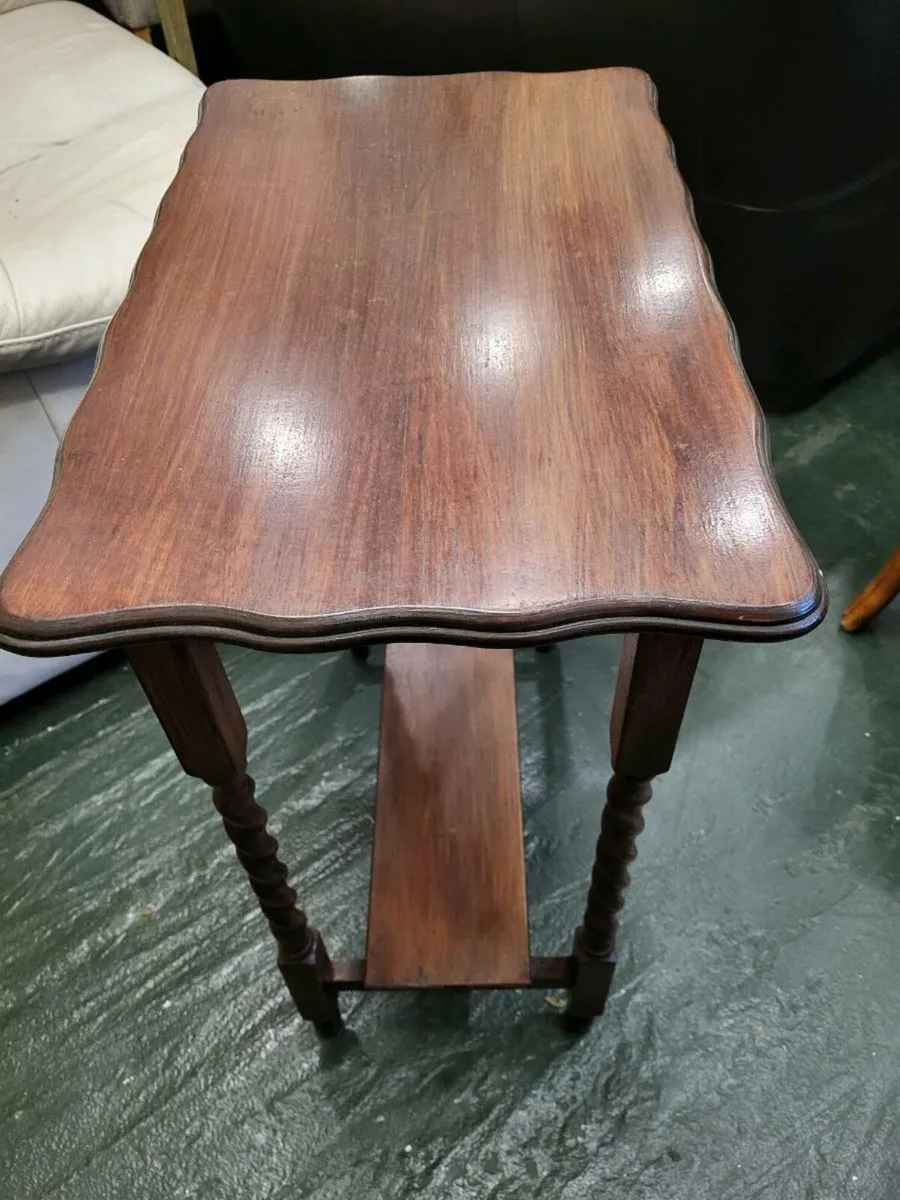 Small side table with Barley Twist Legs - Image 2