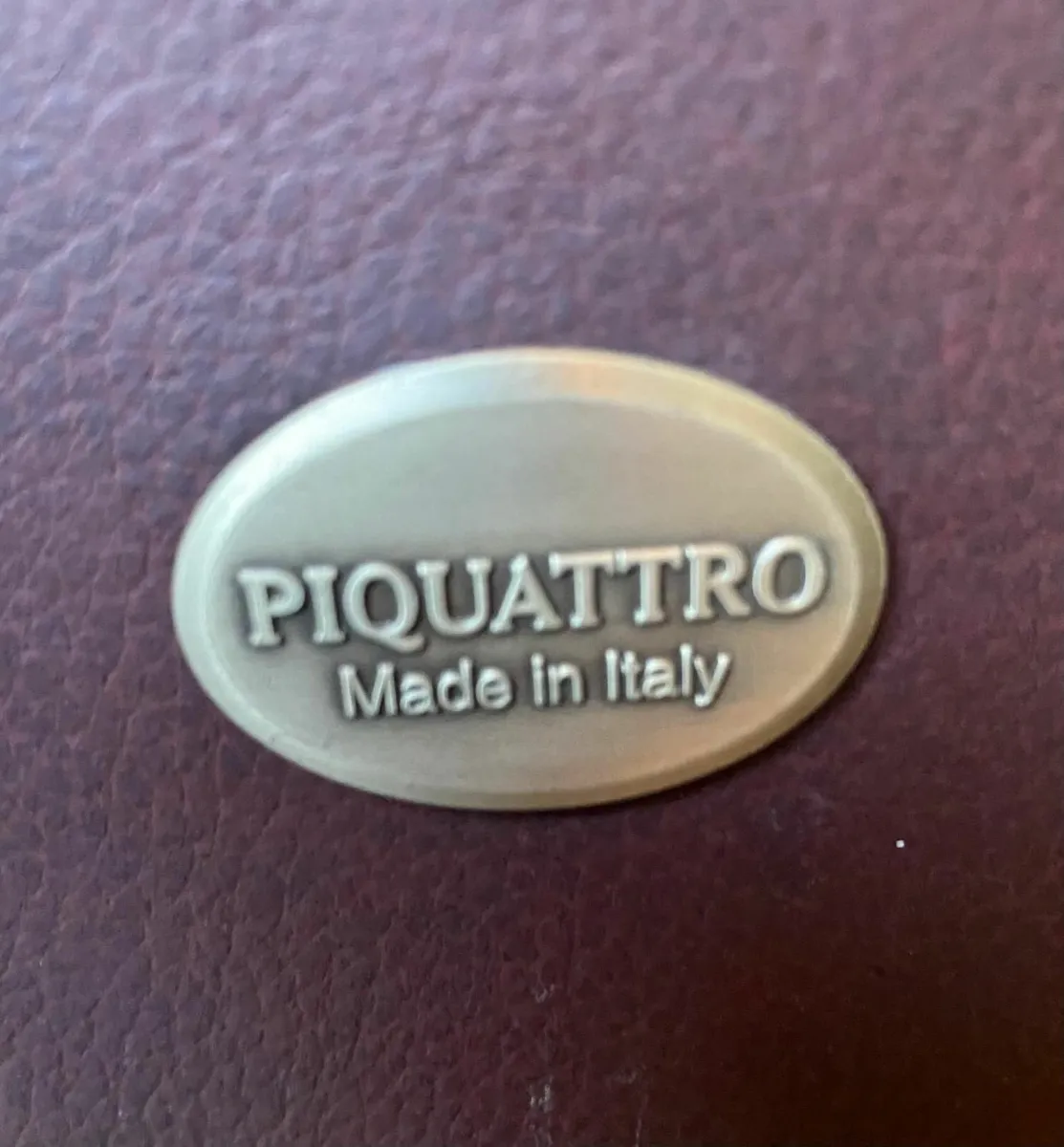 Armchairs and foot stool (Brown leather) - Image 3