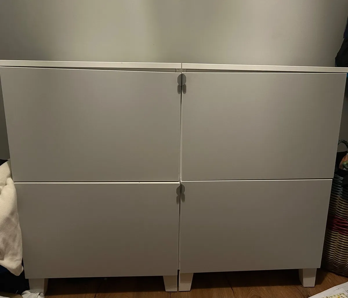 IKEA BESTÅ Storage Cabinet – Grey - Image 2