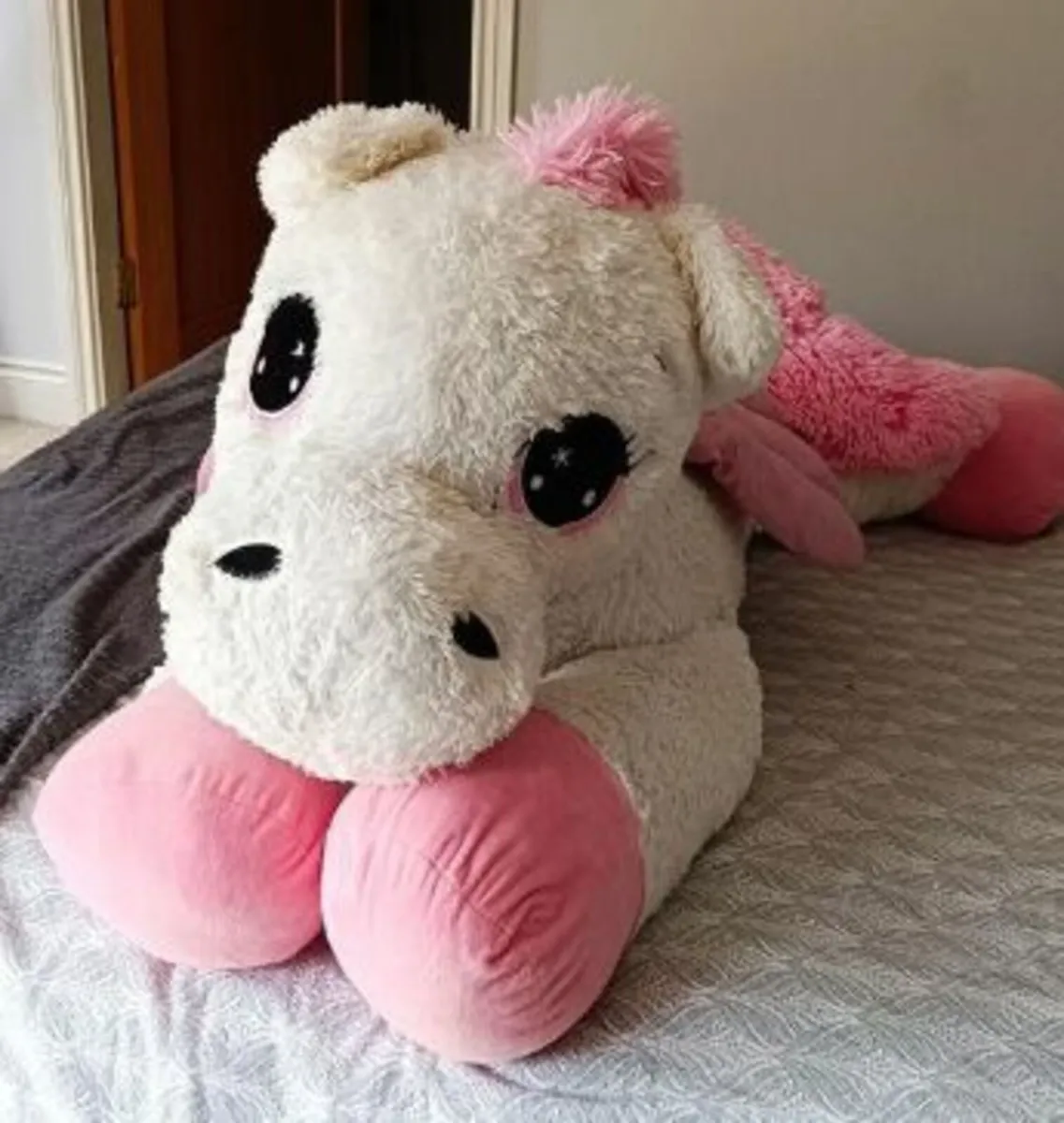 Giant Adorable Unicorn Plush Teddy - Image 1