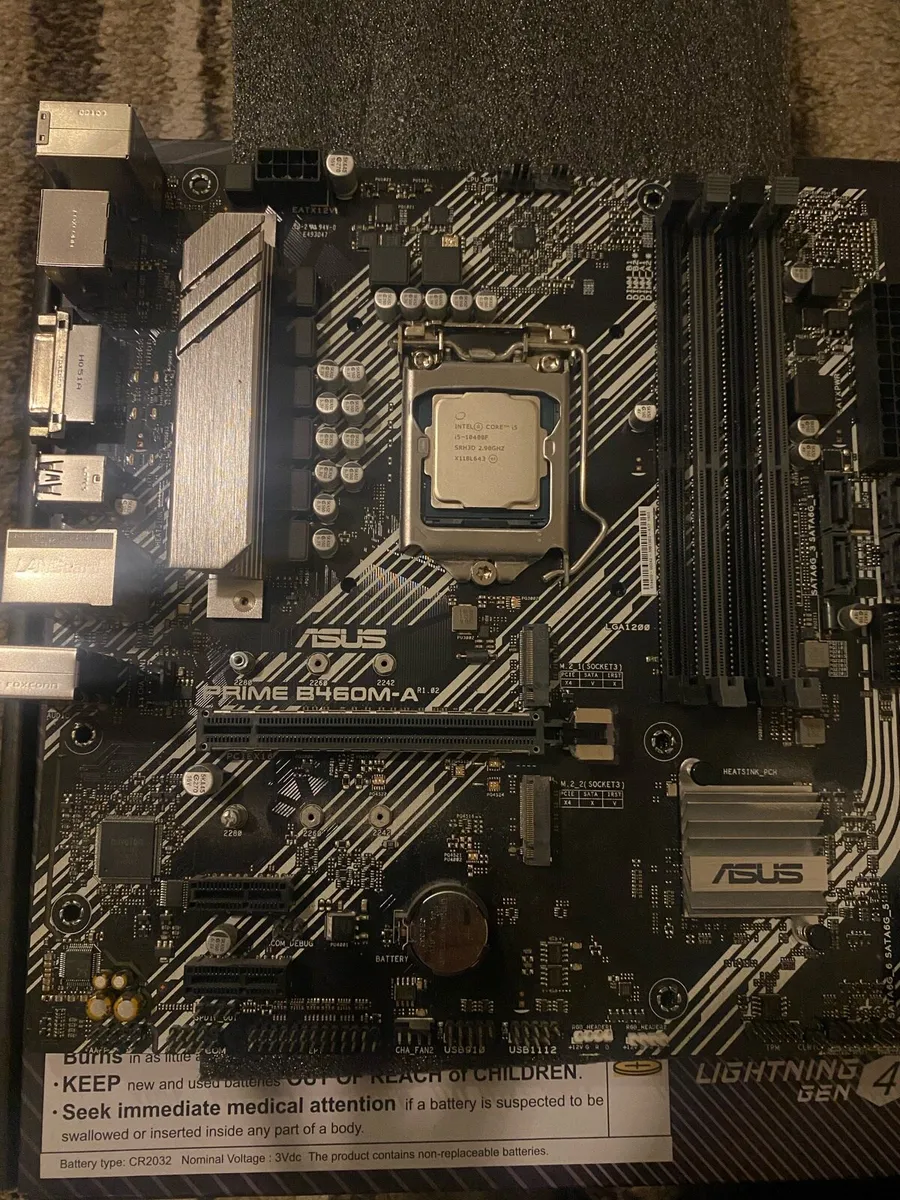 Intel Core i5 10400f + Asus Prime b460m-a - Image 2