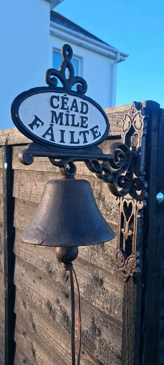 Cead mile falta cast iron bell - Image 2