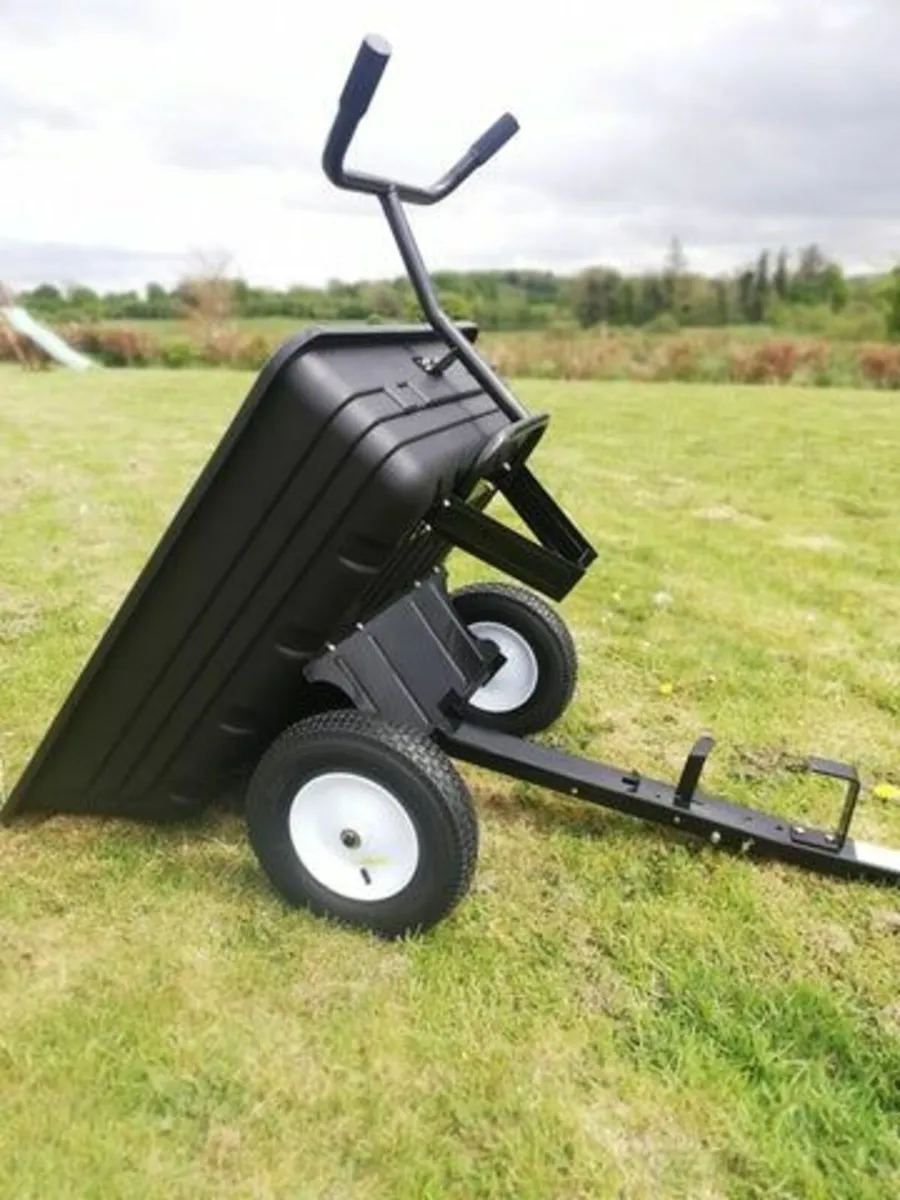 Quad / Lawnmower Wheelbarrow Trailer ..Free delive - Image 1