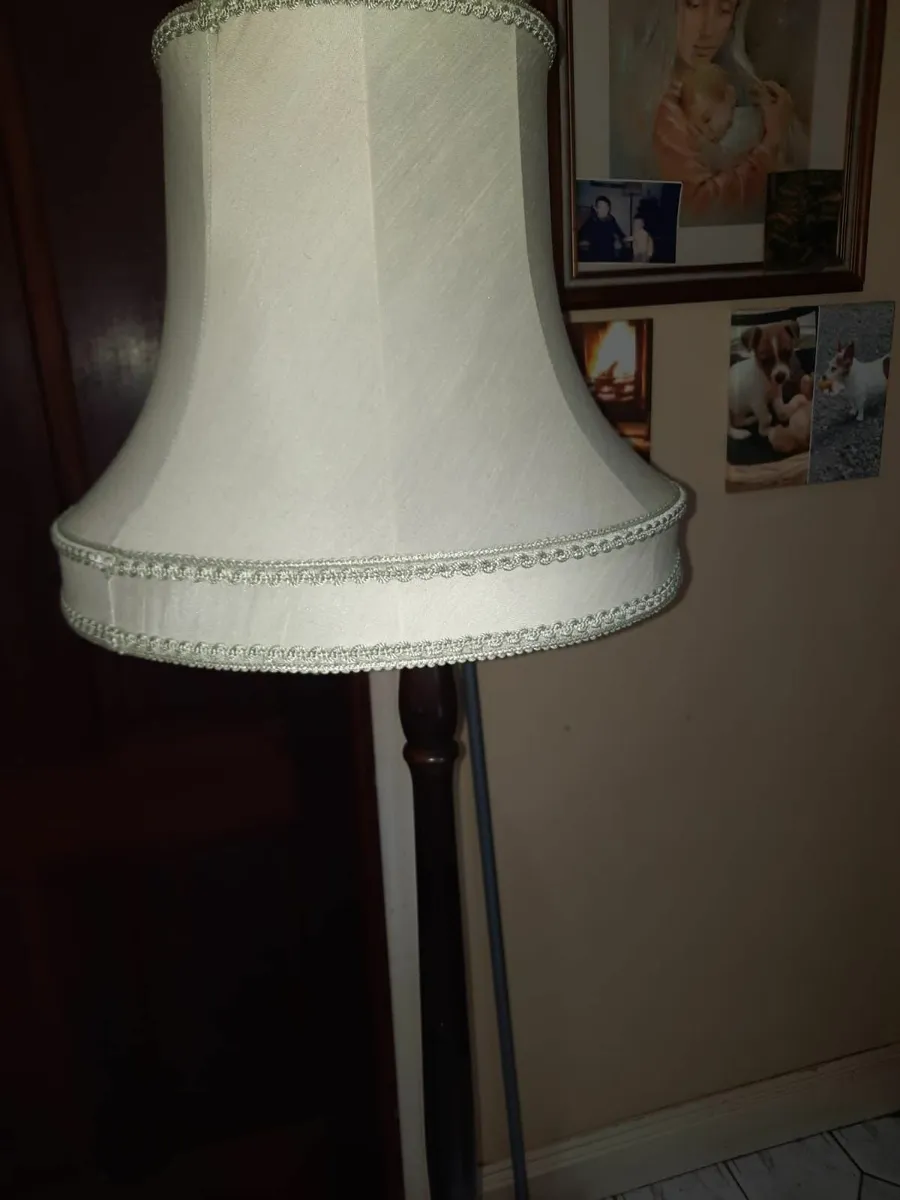 Tall lamp and shade - Image 4