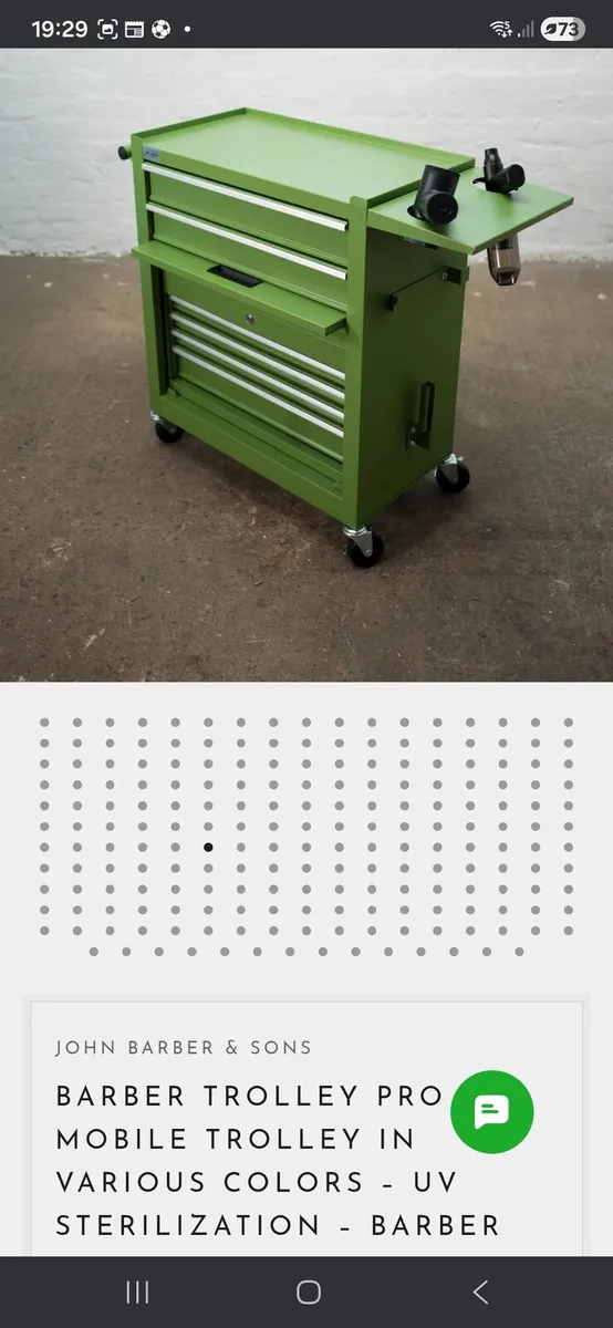Barber trolley Pro by John Barber & Sons - Image 2