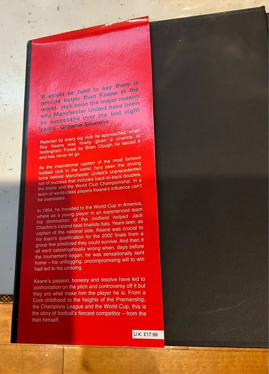 ROY KEANE Autobiography & Pencil Sketch - Image 4