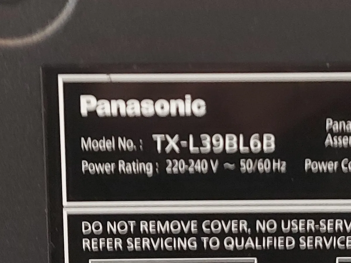 Panasonic VIERA LED TV  TX-L39B6B 39" inch - Image 2