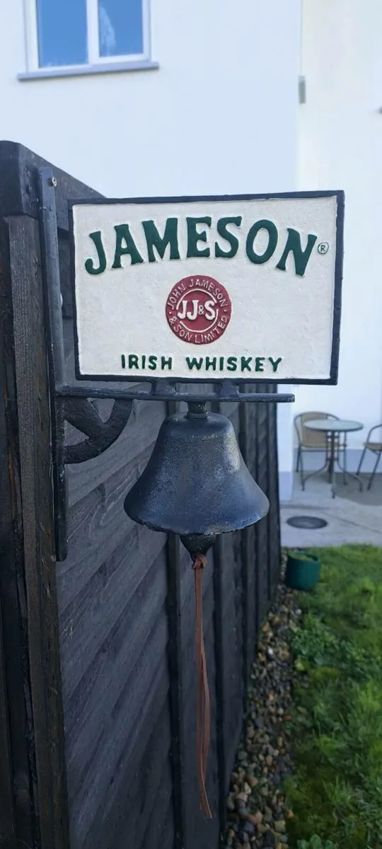 Jameson cast iron bell - Image 1