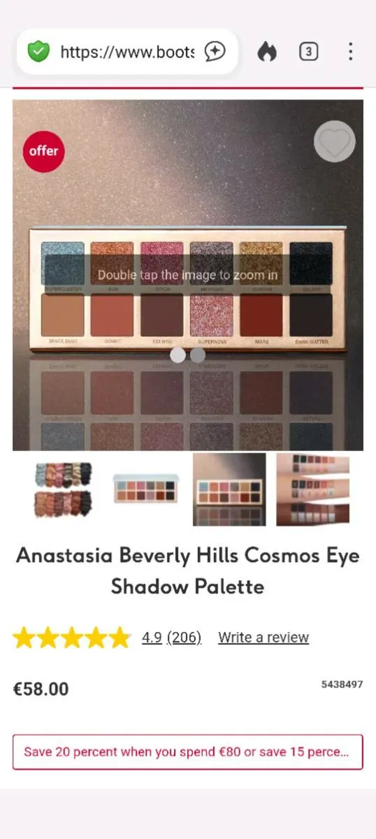 Anastasia Beverly Hills Cosmos Eye Shadow Palette - Image 3