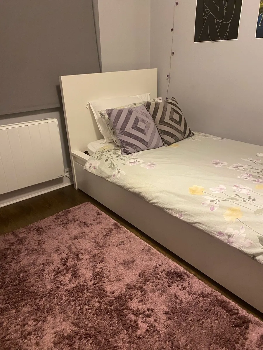 Ikea single bed with two storage drawers - Image 3