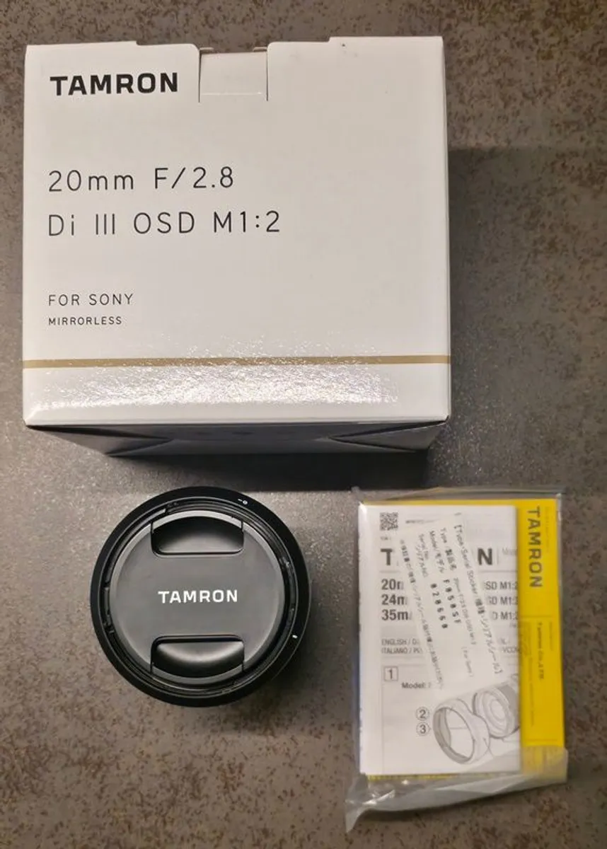 Tamron 20mm F2.8 Di III OSD Sony FE fit lens. - Image 2