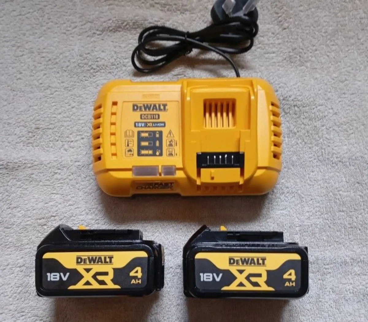 DeWalt Batteries and Charger