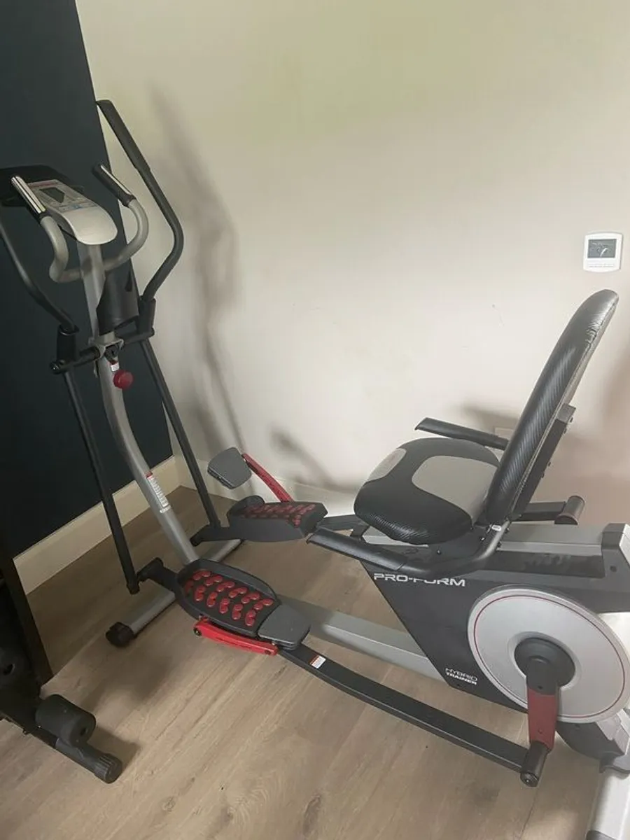 Recumbent exercise bike and cross trainer in 1 - Image 3
