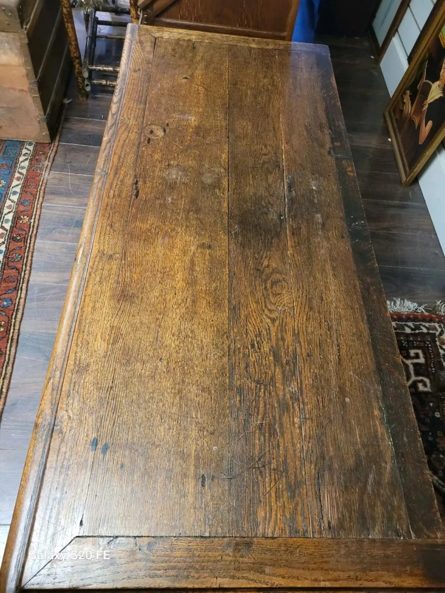 19th century Oak chest 145/60/70 cm - Image 4