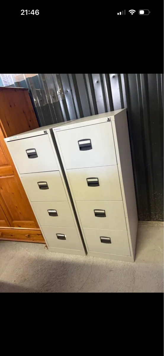 Filing cabinets with key