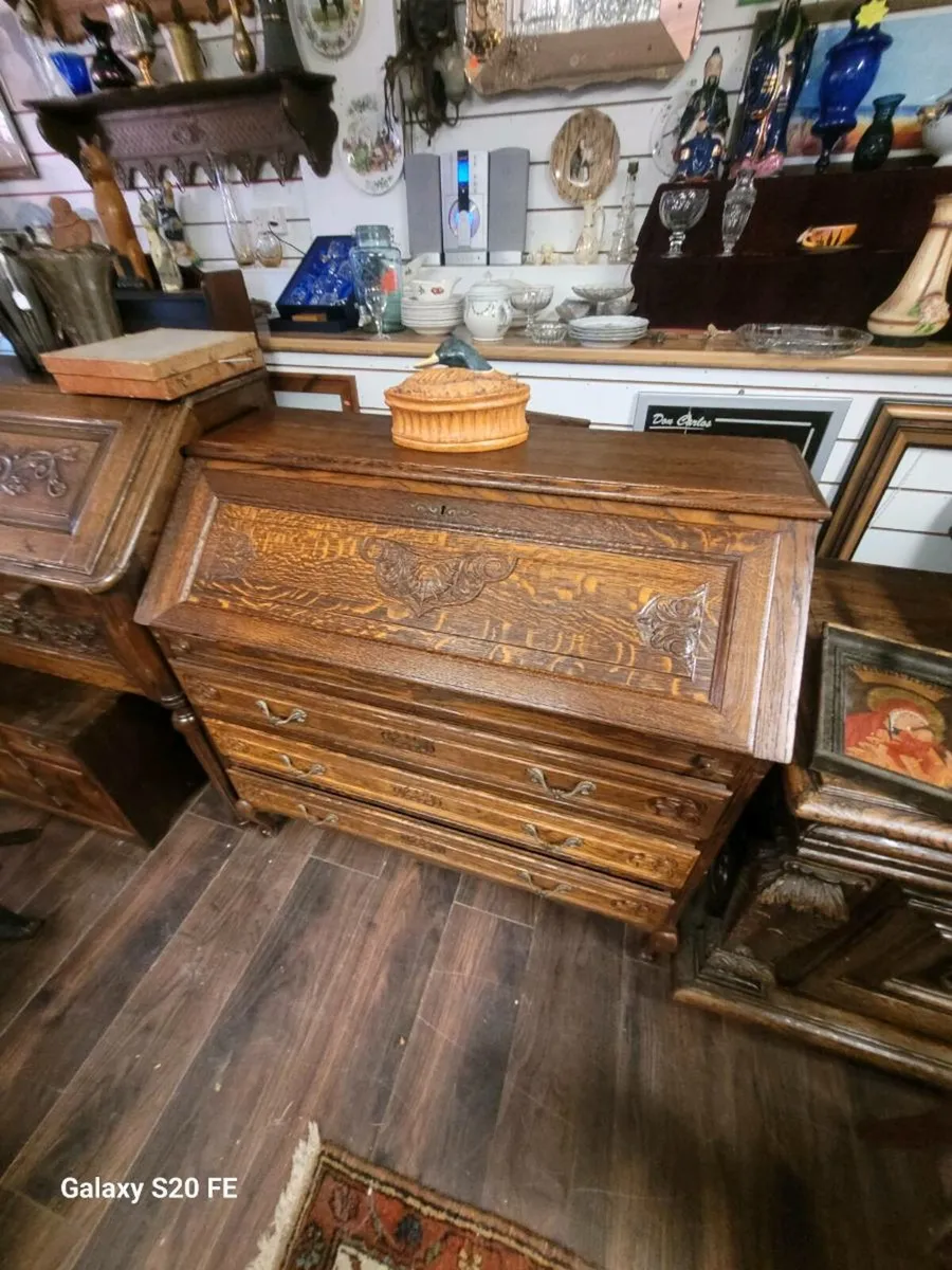 French Oak secretary 4 pices 250 eu.each. - Image 1
