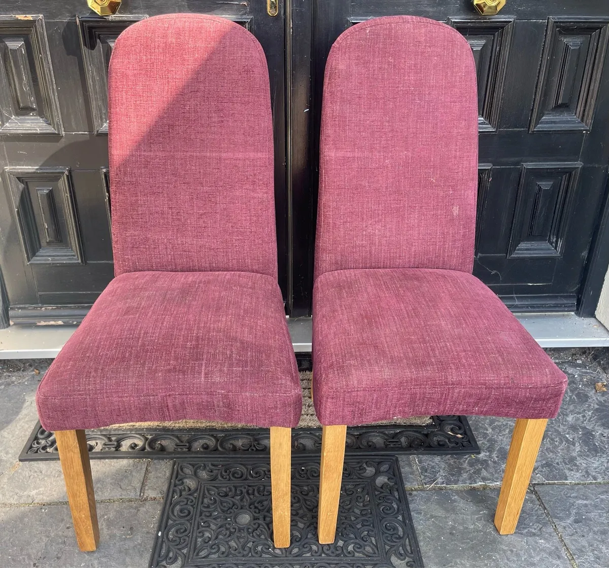 2 x Very Comfortable Kitchen Dining Chairs - Image 1