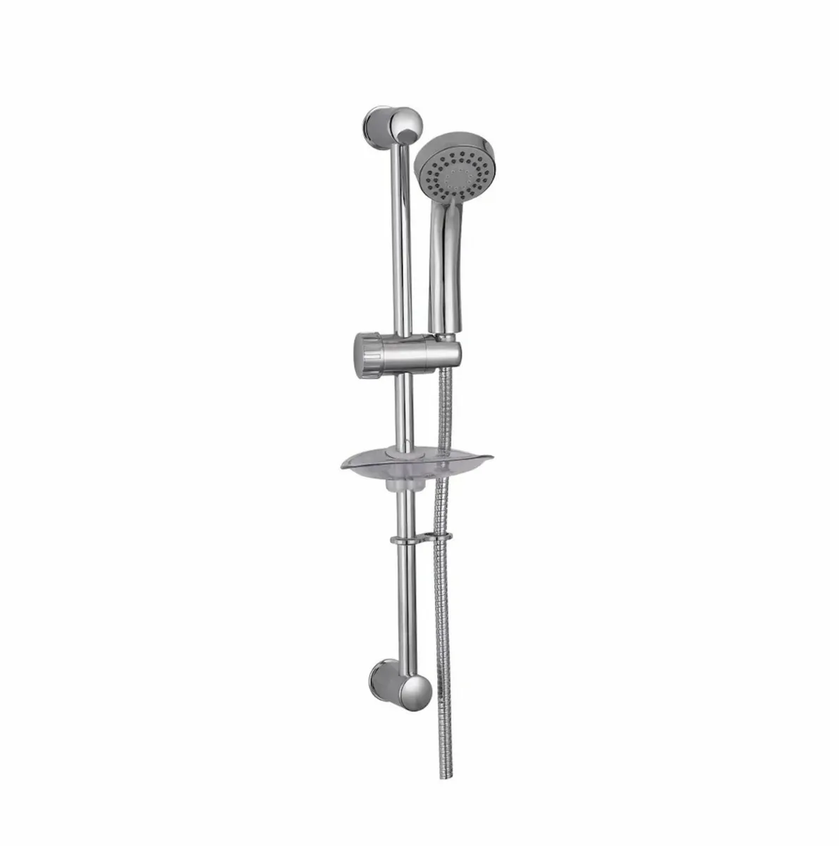 Slide Rail Shower Kit - Chrome - Image 1