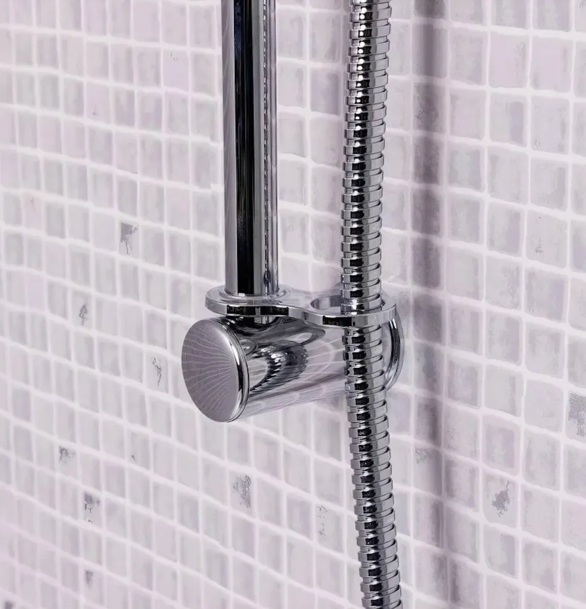 Slide Rail Shower Kit - Chrome - Image 3