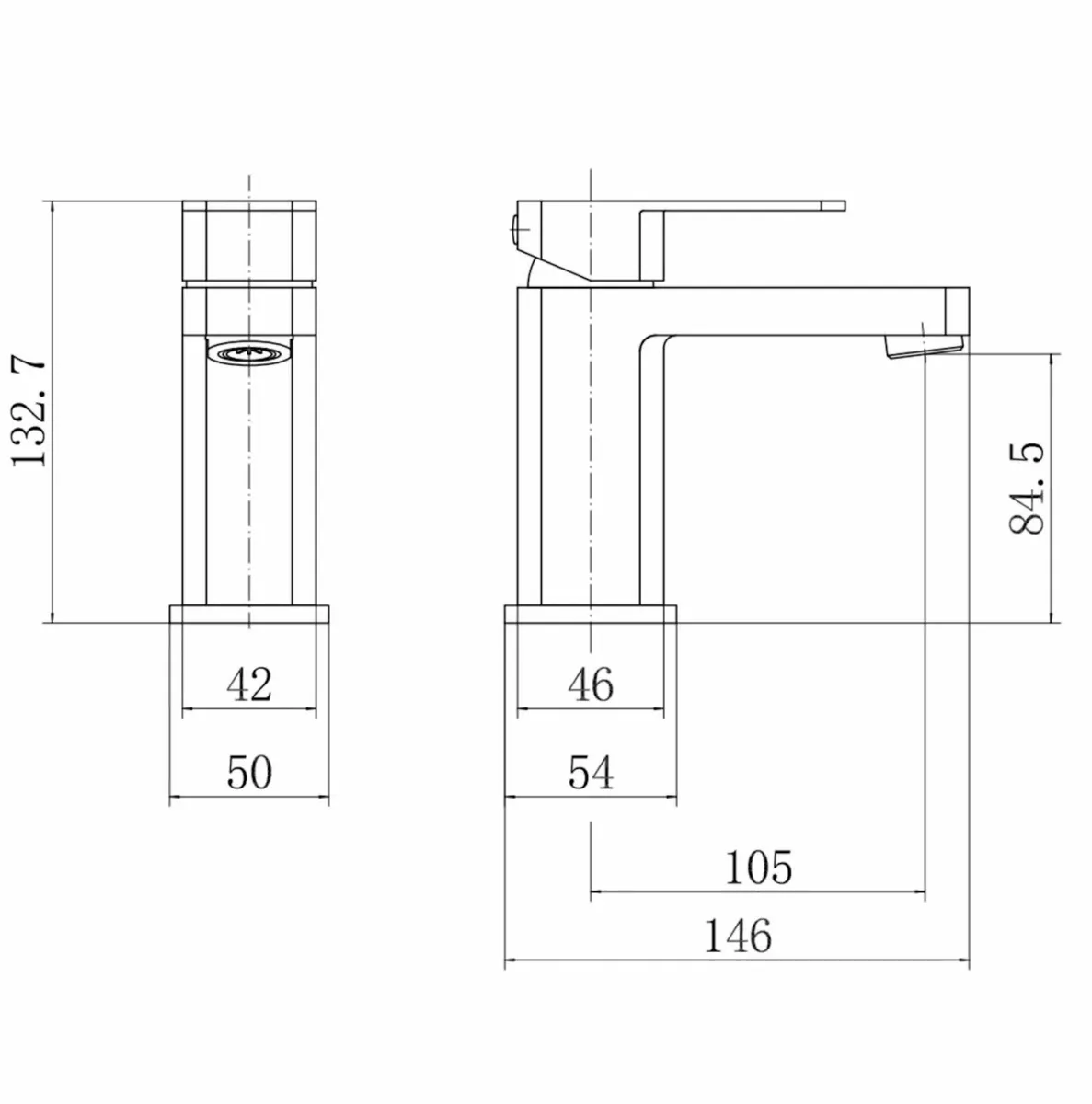 Gold Mono Sink Basin Mixer Tap | Brushed Brass - Image 4