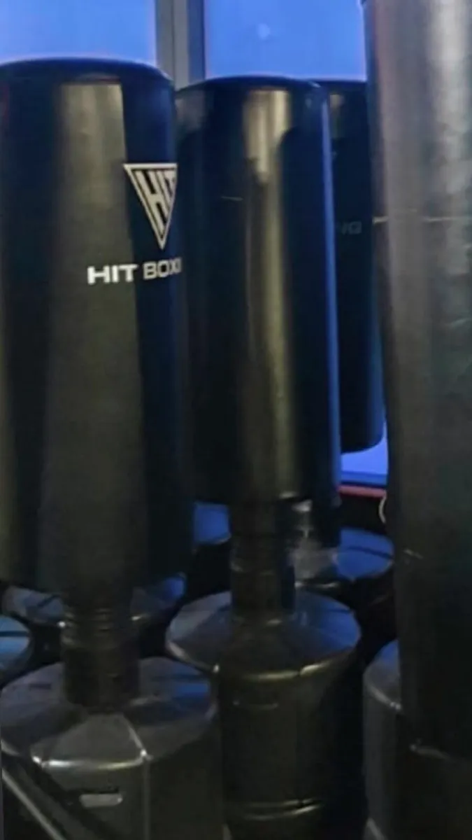 HIT BOX free-standing punching bags (often called - Image 1