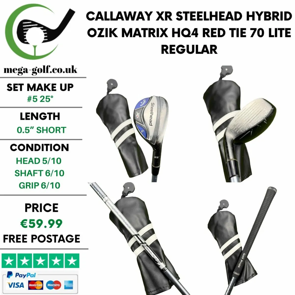 Callaway XR Steelhead Hybrid / #5 25° / Regular - Image 1