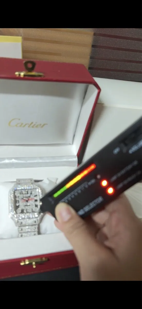 Cartier Santos 20CT moissanite - Image 2