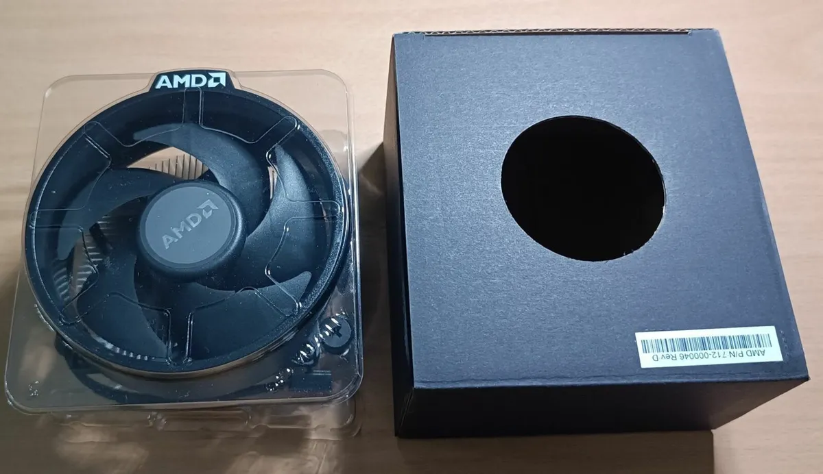 AMD AM4 Original NEW Box Cooler with Termal Paste - Image 1