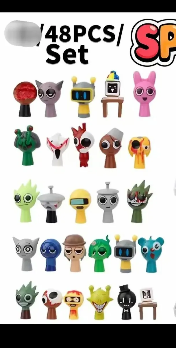 Small 48×Sprunki toys set - Image 1