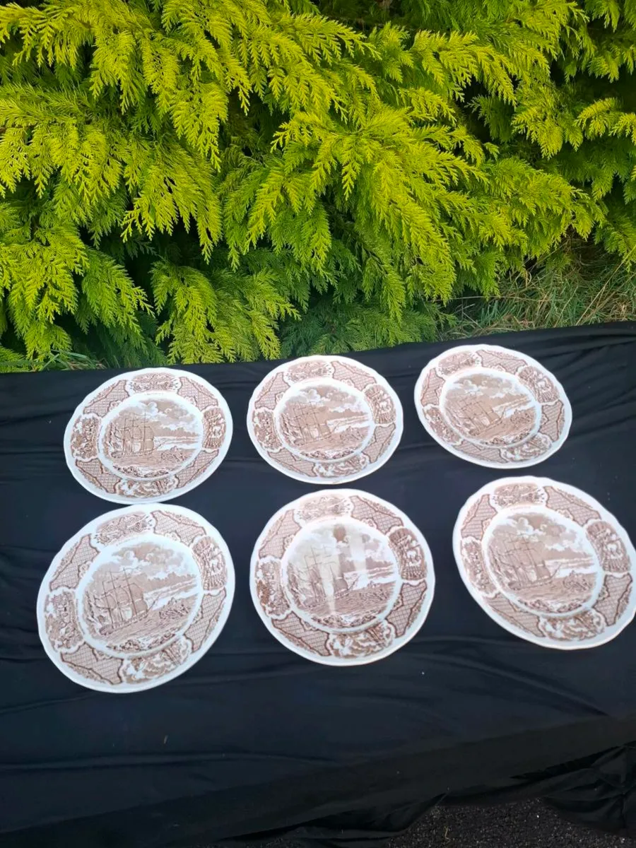 6 fair wind sides plates postage possible - Image 1