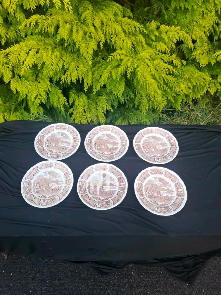 6 fair wind sides plates postage possible - Image 2