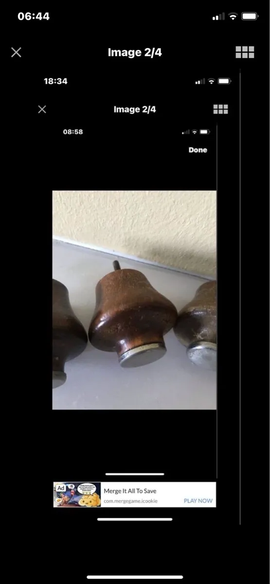 Vintage Timber Drawer Knobs - Image 2