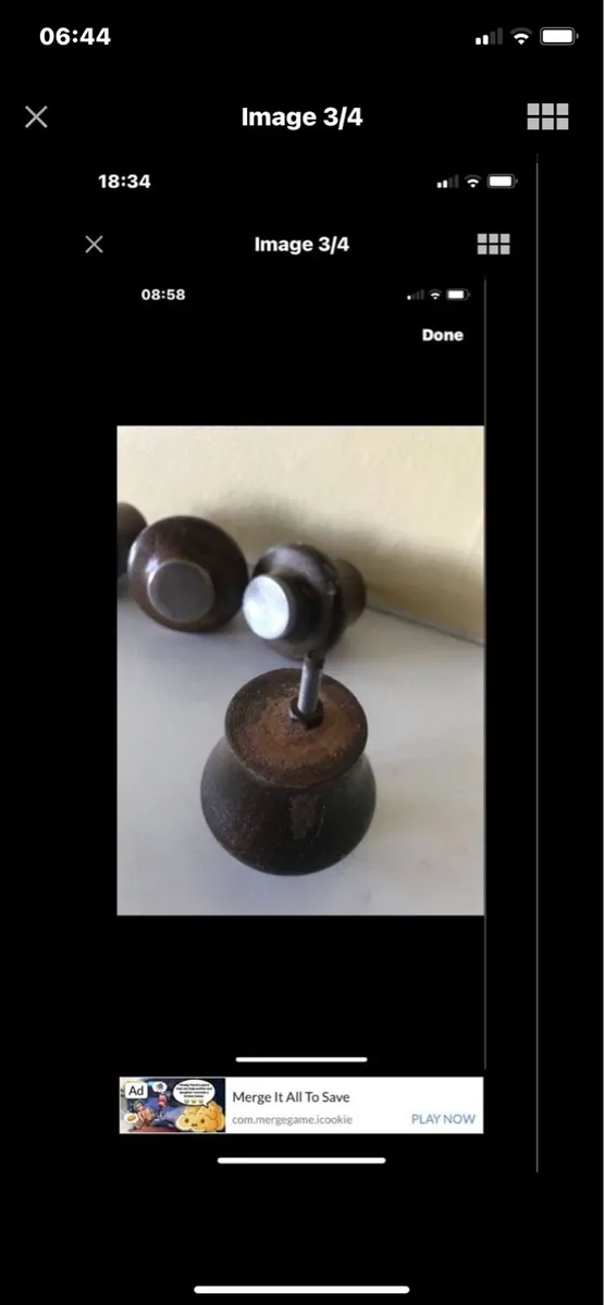 Vintage Timber Drawer Knobs - Image 3