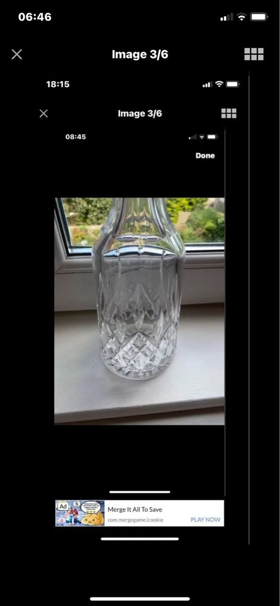 Vintage Waterford Crystal Lismore Decanter - Image 3