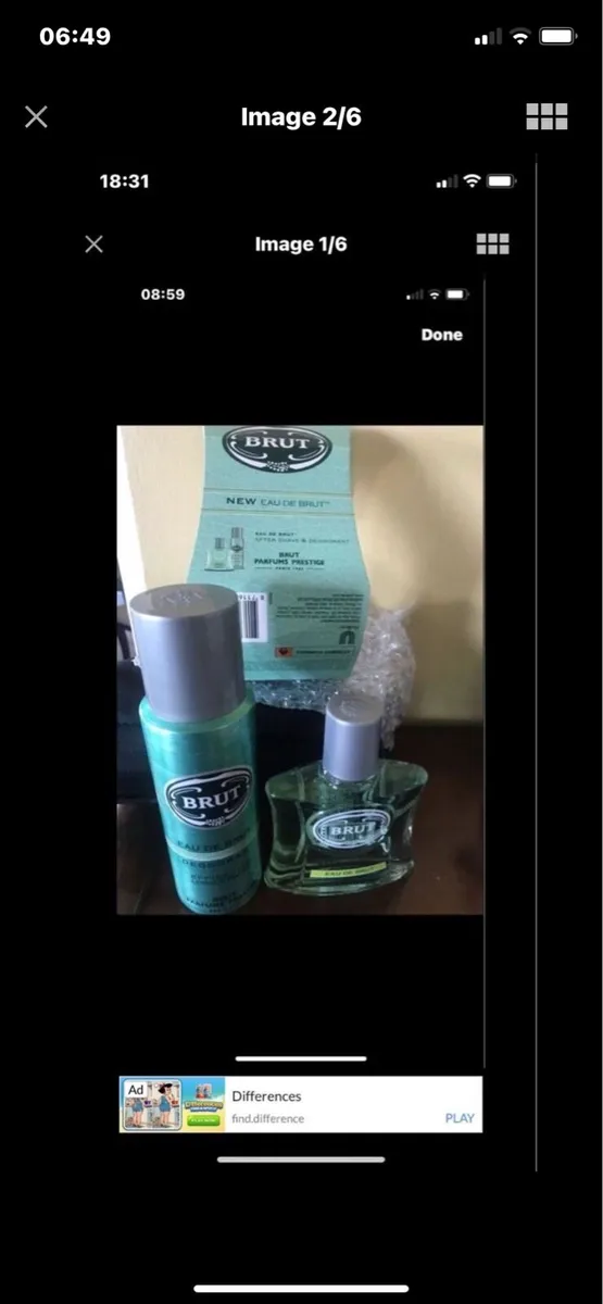 Brut Travel Bag set - Image 1