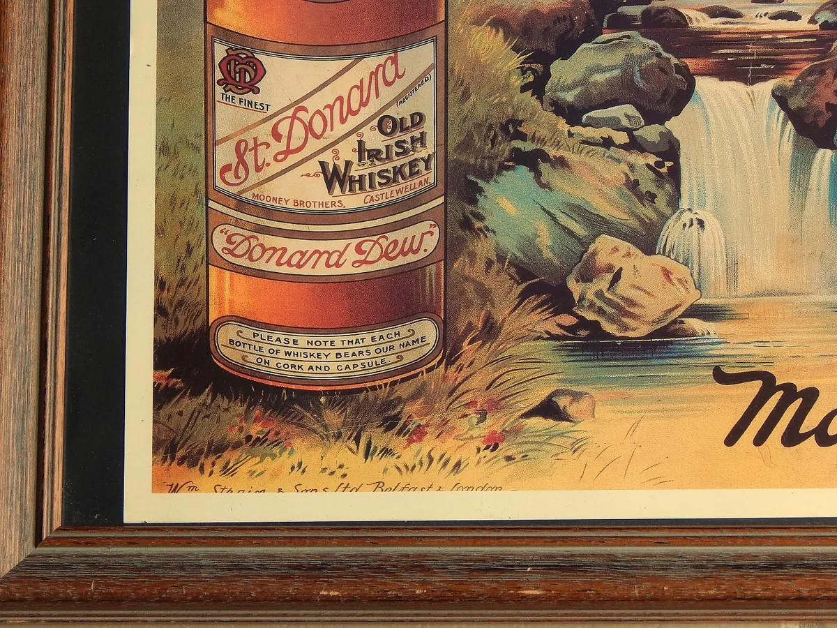 Large Vintage Donard Dew Whiskey Advertising Print - Image 2
