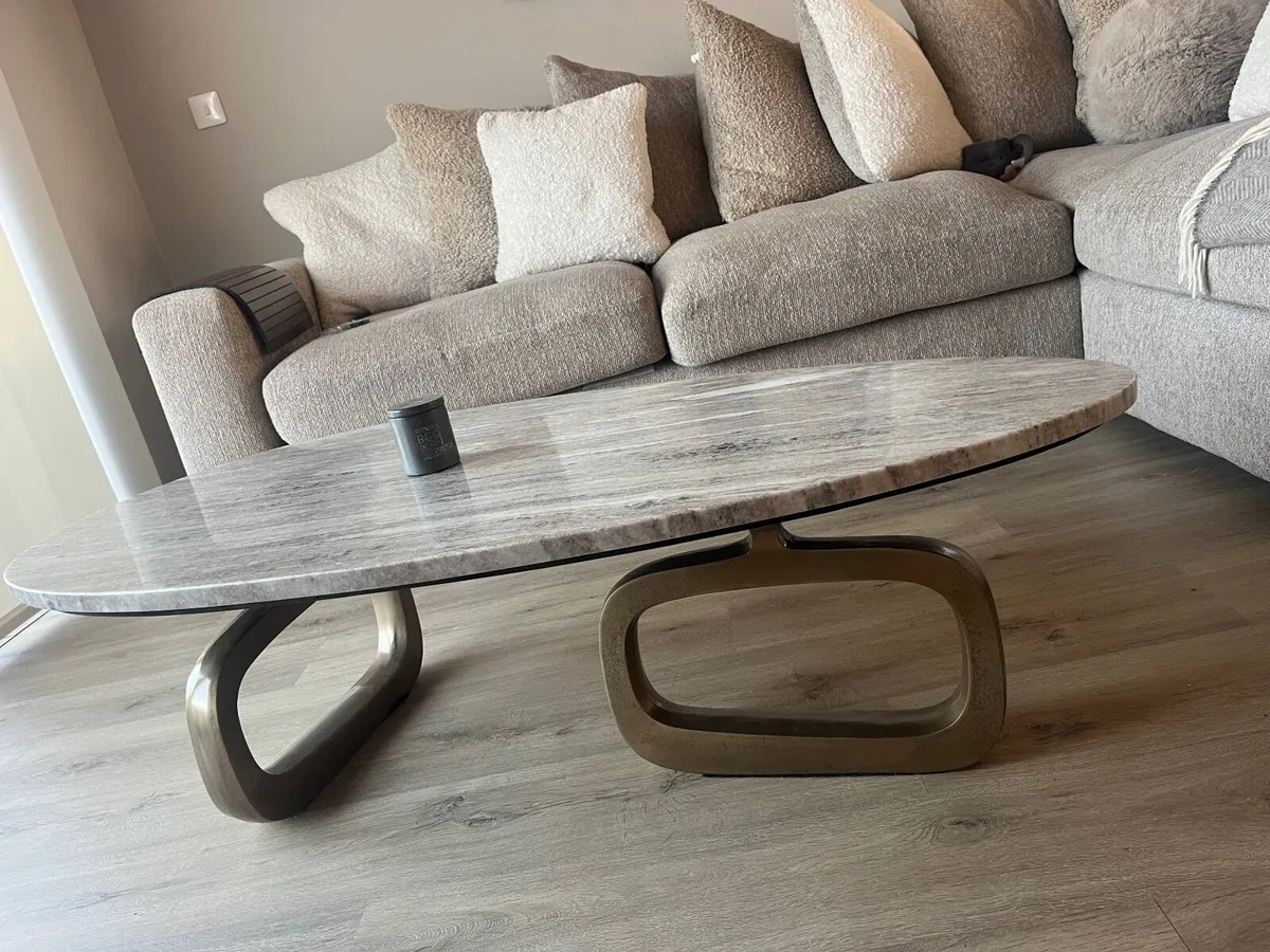 Bronze Marble Coffee Table - Image 4