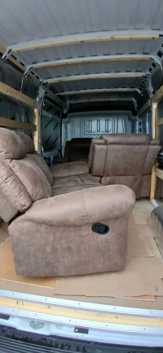 Two seater and 2 one seater, sofa recyliners. - Image 1