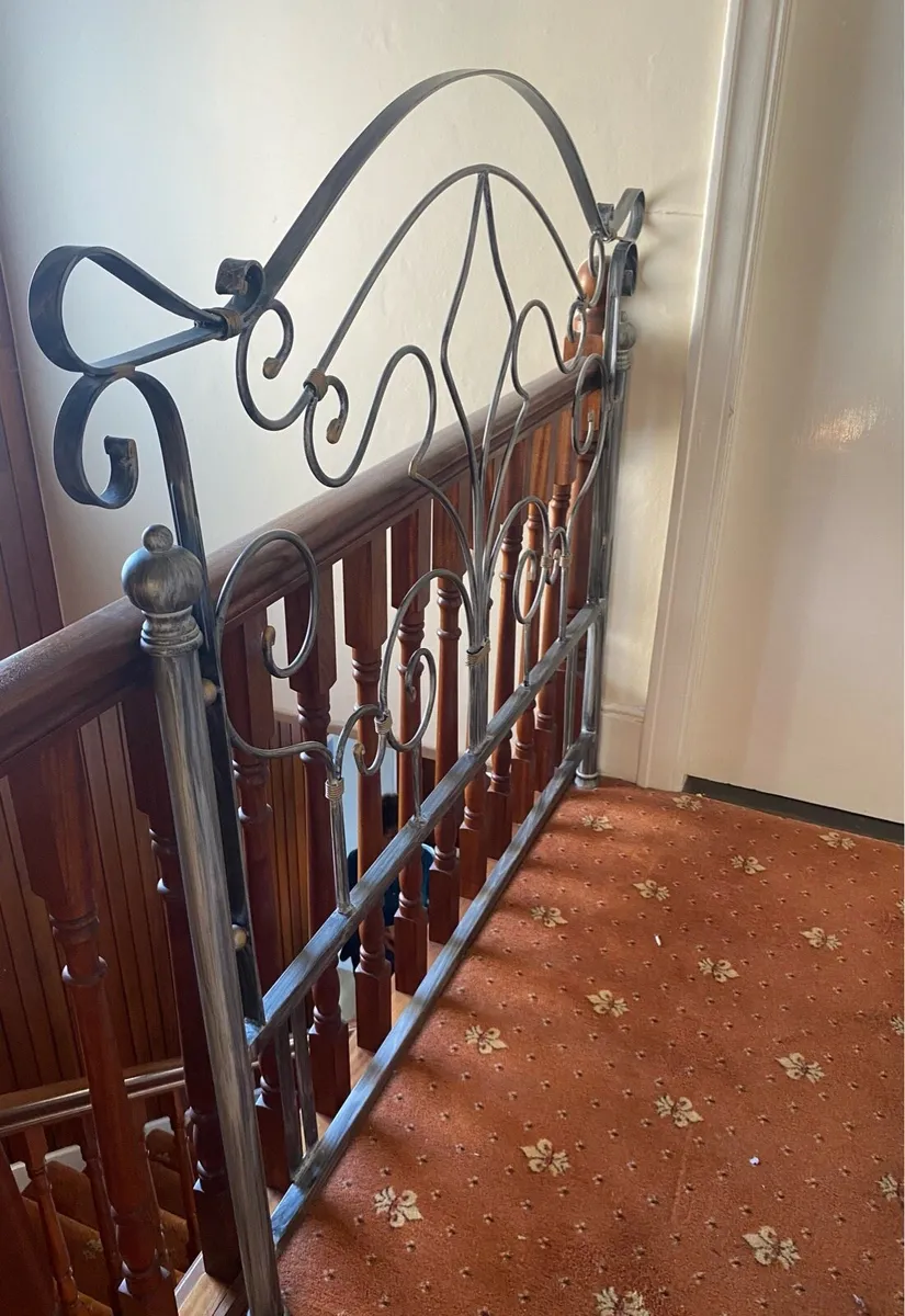 Vintage Metal Headboard - Image 2