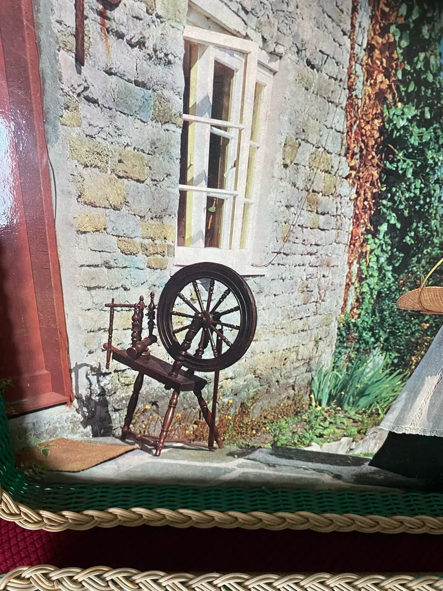 Vintage Handcrafted Tray Set - Image 3